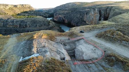 Imagen Vista aérea del oppidum de Los Sampedros, en San Miguel de Bernuy