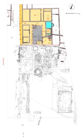 Imagen Termas de Fortuna. Fase I. Planta general. (Martínez Caballero et alii 2023).
