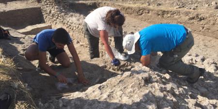 Imagen Confloenta recibe el lunes a la veintena de profesionales que continuará, hasta septiembre, con las excavaciones en las Termas del Sur